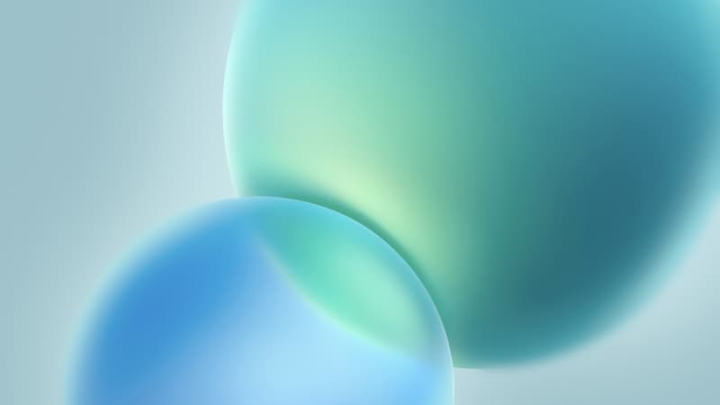 Blue abstract Gradient shapes Wallpaper