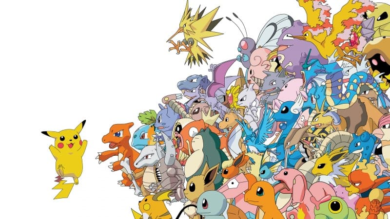 Pokemon Character poster Wallpaper