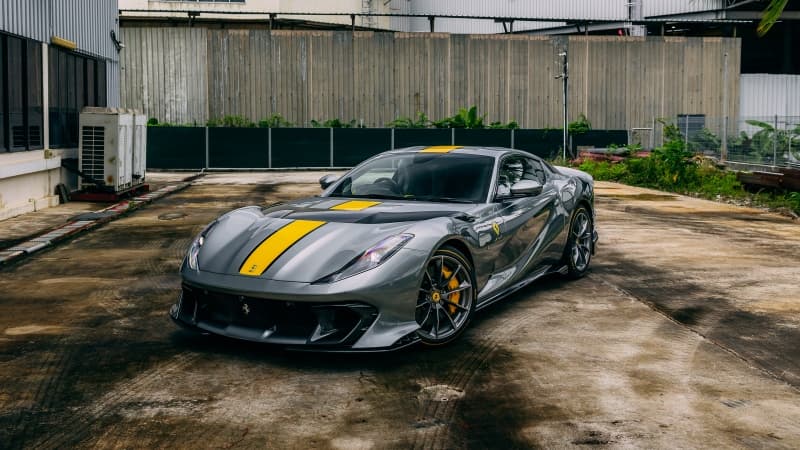 Ferrari 812 Competizione Outdoor Wallpaper