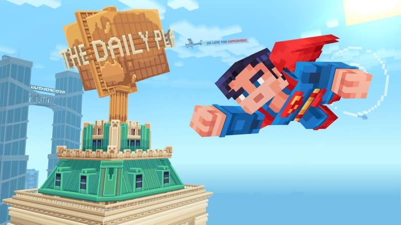 Superman Minecraft Wallpaper