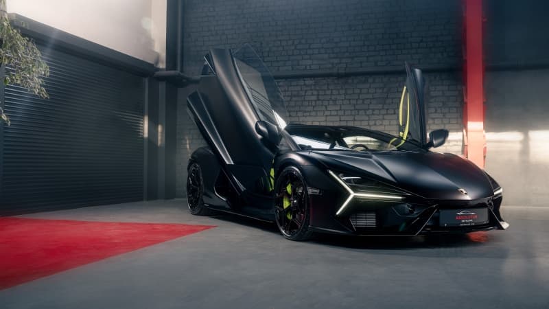 Lamborghini Revuelto Matte black Wallpaper