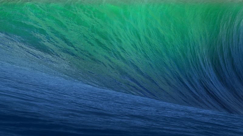 OS X Mavericks Ocean Waves Wallpaper