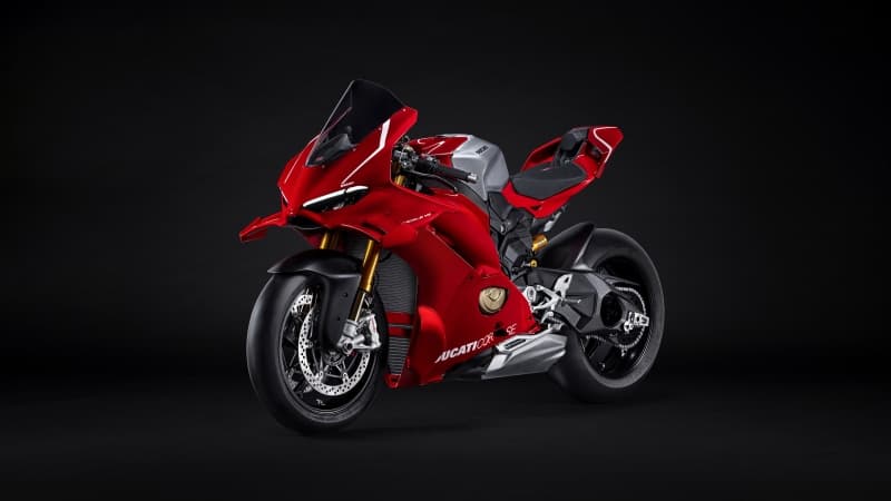 Ducati Panigale V4 R Dark background Wallpaper