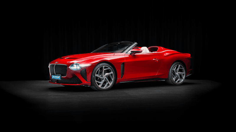 Bentley Mulliner Bacalar Dark background Wallpaper