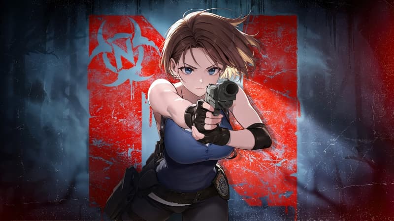 Goddess of Victory: Nikke Jill Valentine Wallpaper