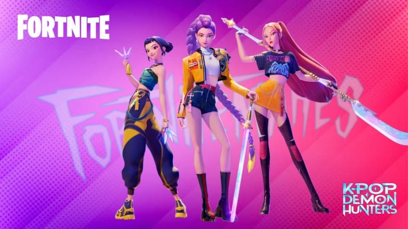 KPop Demon Hunters Fortnite Wallpaper