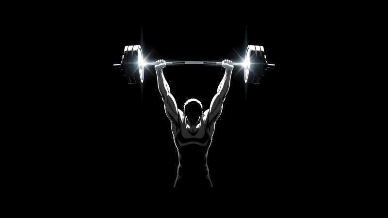 Weightlifter Strength Wallpaper