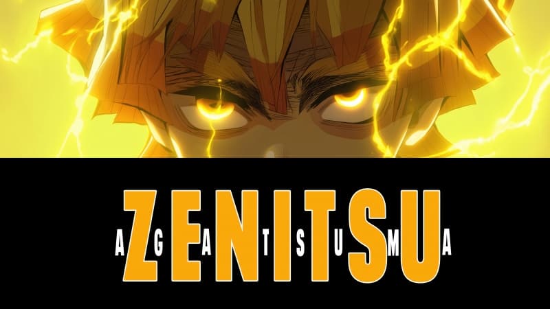 Zenitsu Agatsuma Eyes Wallpaper