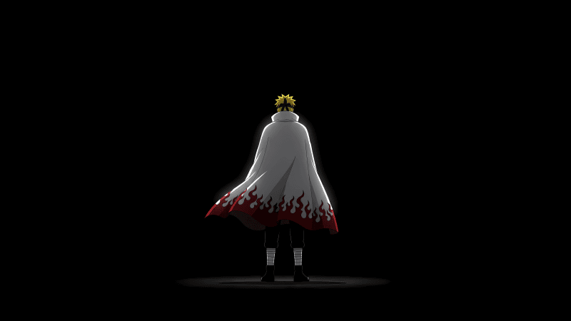 Minato Namikaze Minimalist Wallpaper