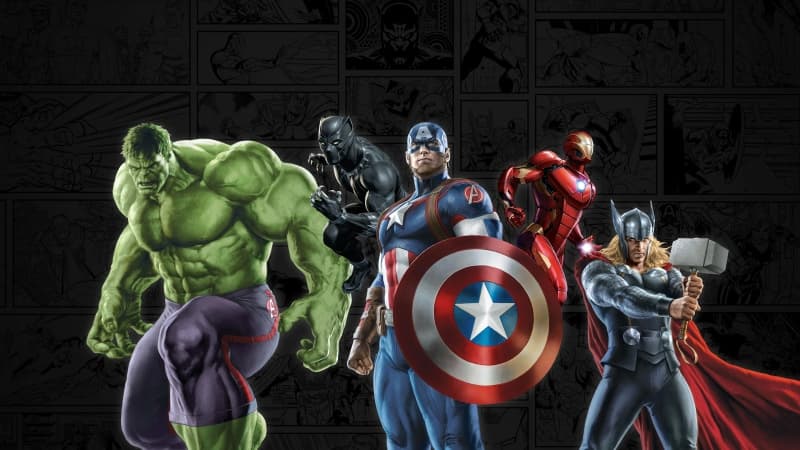 Marvel Superheroes Poster Wallpaper