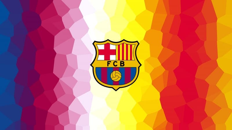 FC Barcelona Mosaic Wallpaper