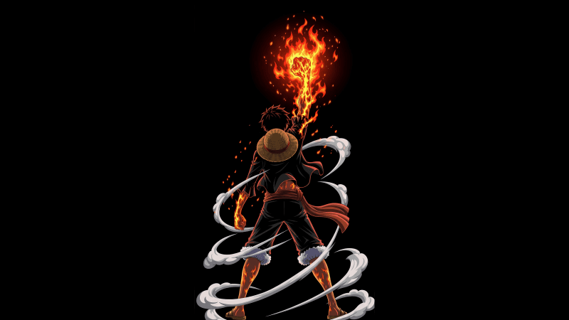 Monkey D. Luffy Red Hawk Wallpaper