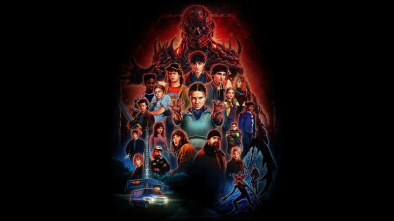 Stranger Things - Season 5 8K Wallpaper