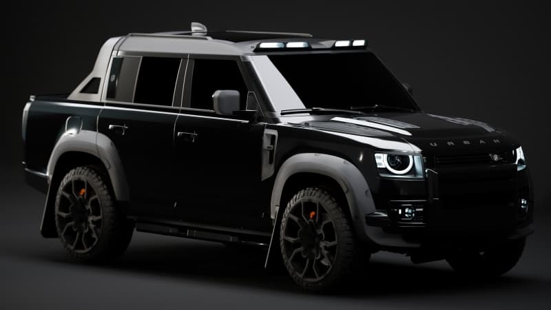 Land Rover Defender Pickup Urban Automotive Wallpaper