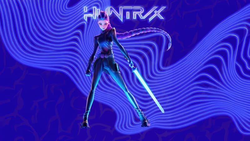 Rumi (Huntrix) Blue aesthetic Wallpaper