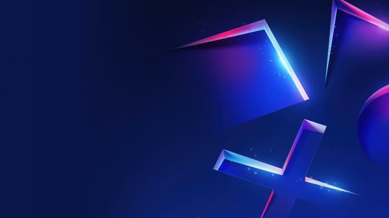 PlayStation Blue aesthetic Wallpaper
