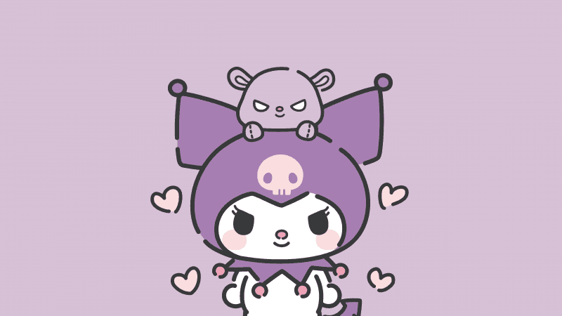 Kuromi Halloween costume Wallpaper