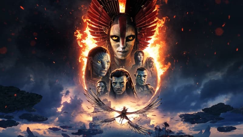 Avatar: Fire and Ash Key Art Wallpaper