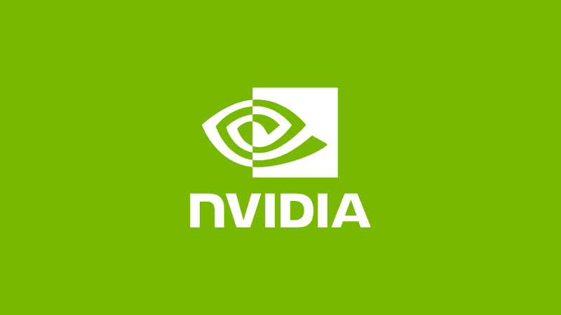 Nvidia Logo Green background Wallpaper