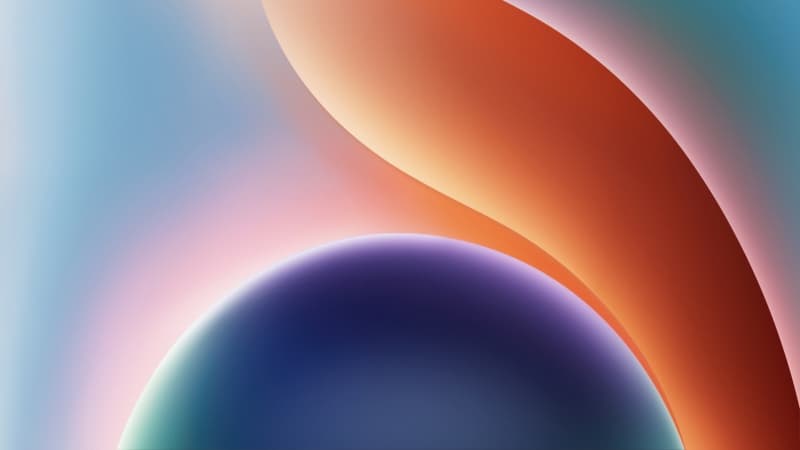 Colorful abstract Curves Wallpaper