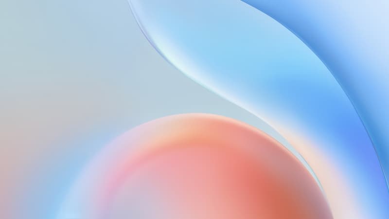 Blue gradient Smooth Wallpaper