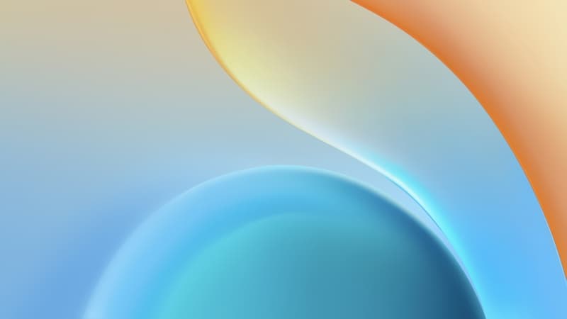 Gradient Abstract Curves Wallpaper