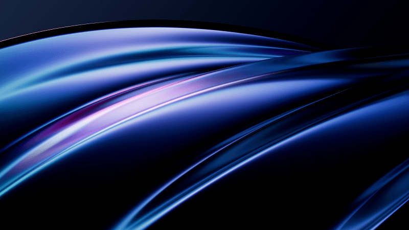 Blue abstract Curves Wallpaper