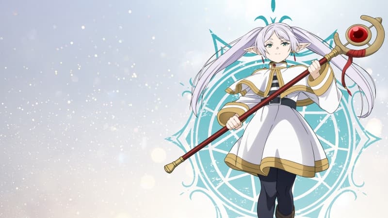 Frieren Character poster Wallpaper