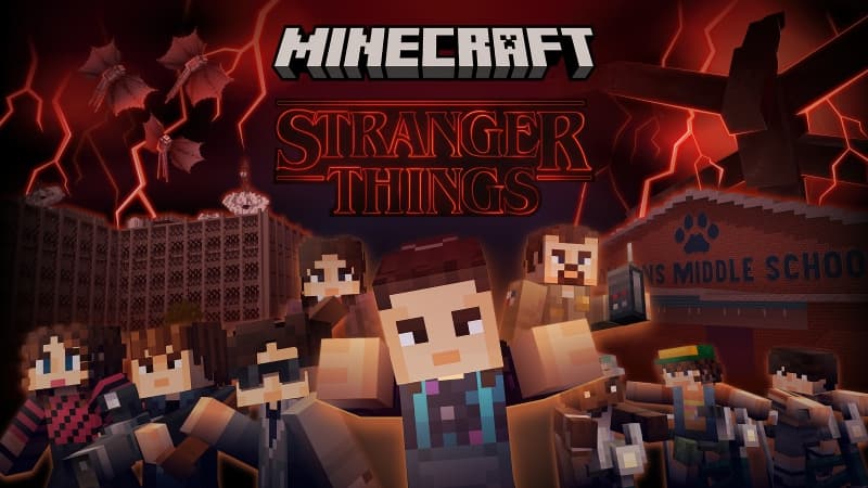 Minecraft Stranger Things Wallpaper