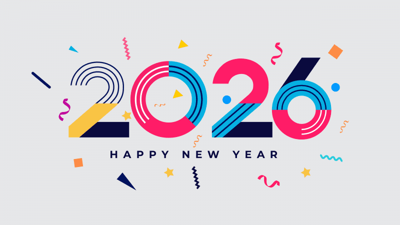 2026 New Year 5K Wallpaper