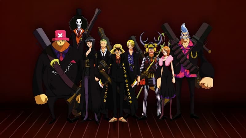 Luffy's crew One Piece Wallpaper