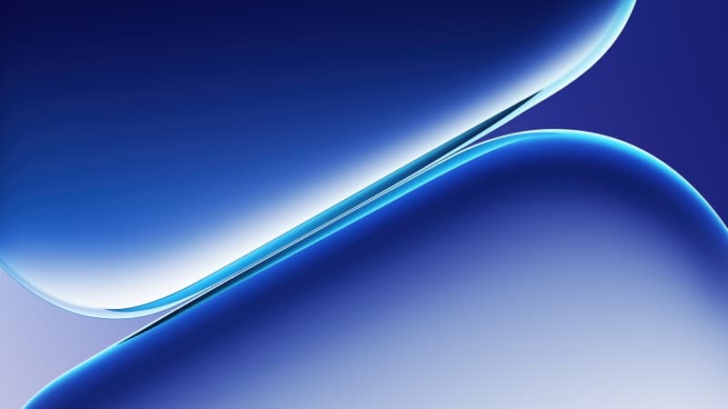 Blue abstract Gradient curves Wallpaper