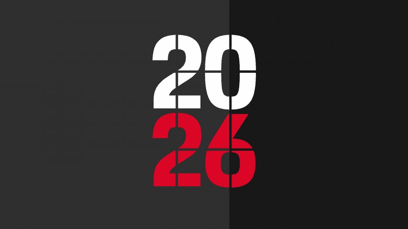 2026 New Year Porsche Race Calendar Wallpaper