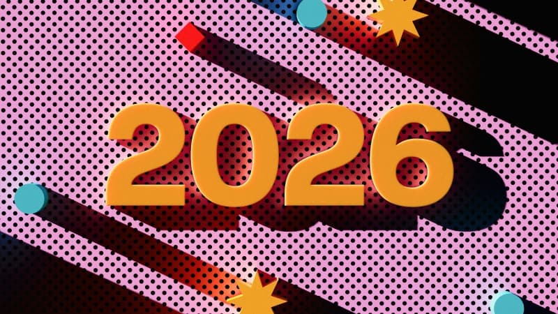 2026 New Year Pop Art Wallpaper