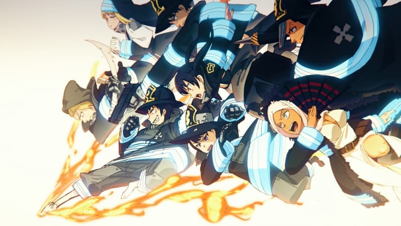 Fire Force Anime poster Wallpaper