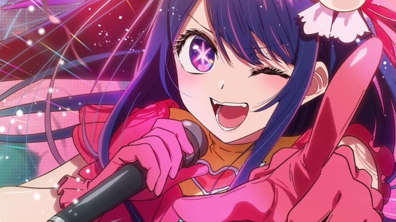 Ai Hoshino Singing Wallpaper