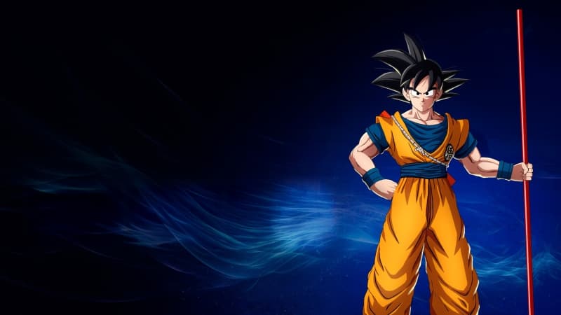 Son Goku Power Pole Wallpaper