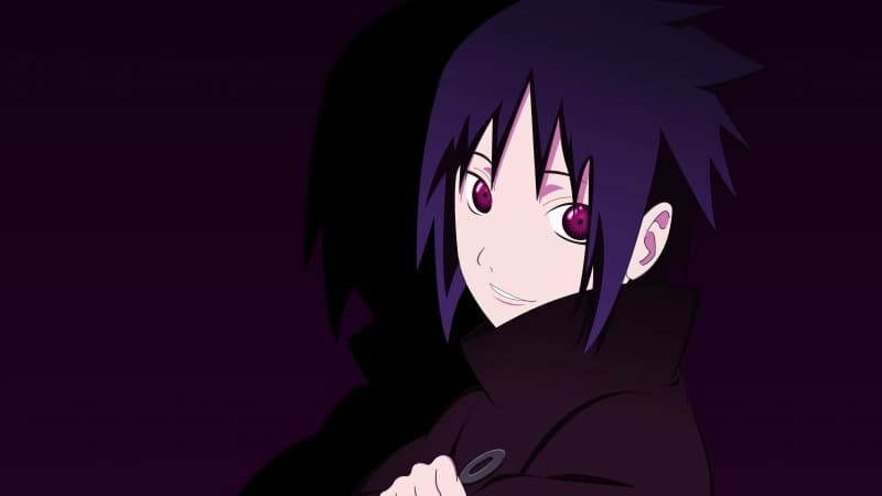 Sasuke Uchiha Smiling Wallpaper