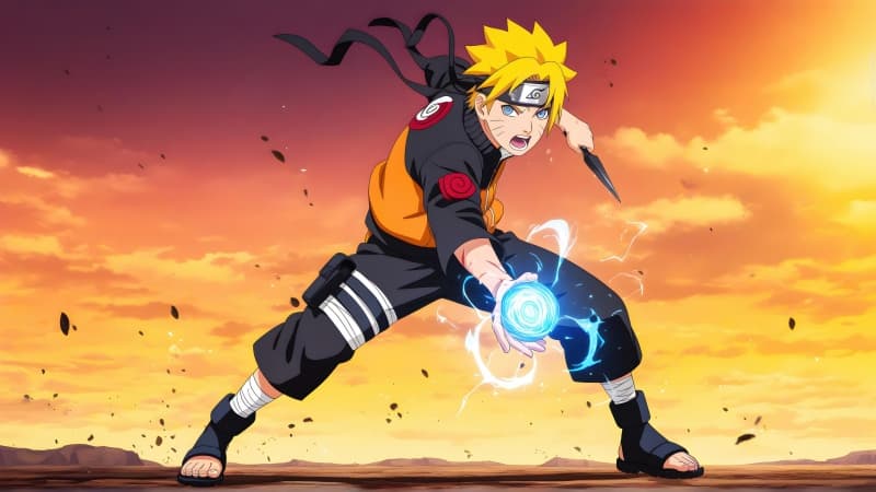 Naruto Uzumaki Dramatic Wallpaper