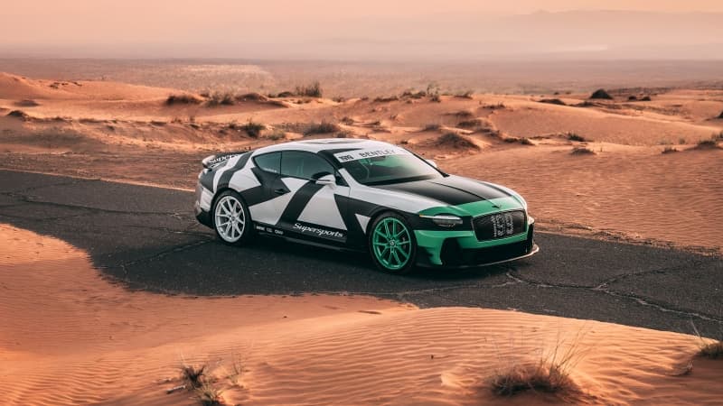 Bentley Continental GT Supersports Full Send Wallpaper