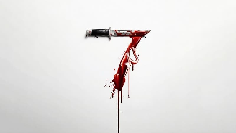Scream 7 Bloody knife Wallpaper