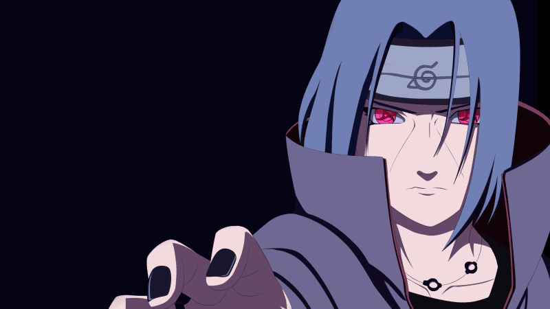 Itachi Uchiha Dark background Wallpaper