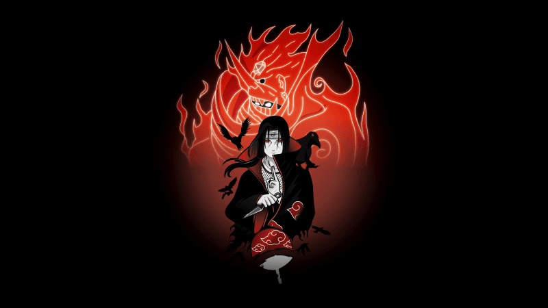 Itachi Uchiha Sharingan eye Wallpaper