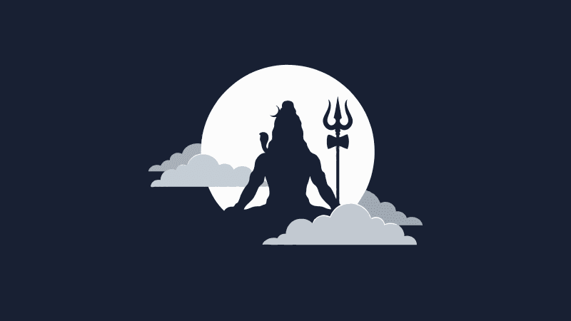 Lord Shiva Dark background Wallpaper