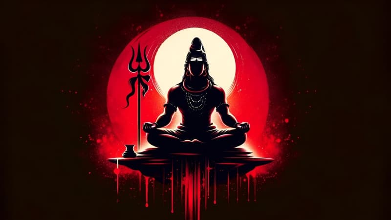 Lord Shiva Silhouette Wallpaper