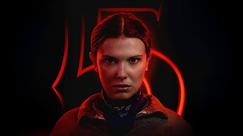 Millie Bobby Brown as Eleven Stranger Things Wallpaper