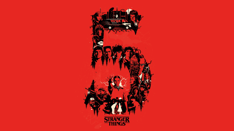 Stranger Things Season 5 Artwork Wallpaper