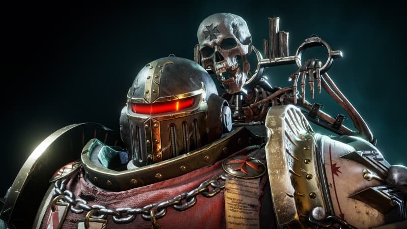 Warhammer 40K Space Marine 2 Black Templars Champion Pack Wallpaper
