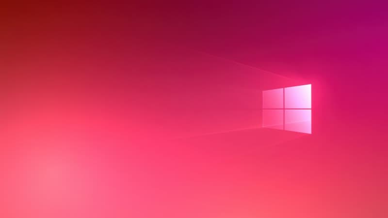 Windows 10 Red gradient Wallpaper