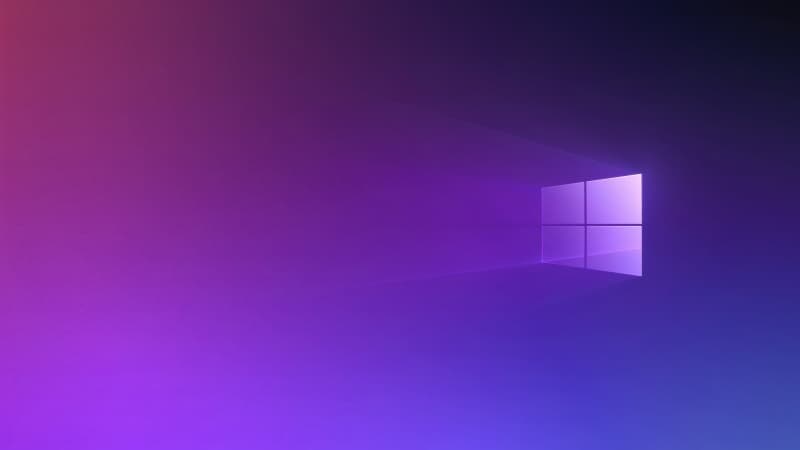 Windows 10 Purple gradient Wallpaper